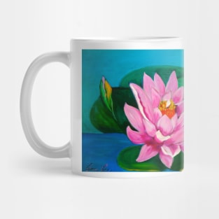 Pink Lily Pad Mug